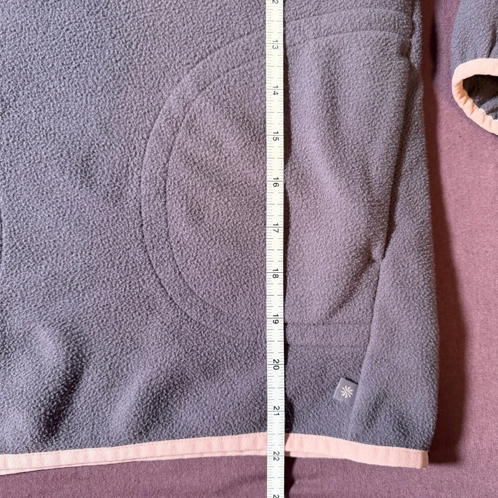Athleta Girl Cold Snap Sweatshirt Fleece Dusty Violet/Pink - Girls Size M/8-10 - Picture 4 of 6